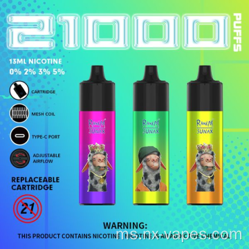 Jualan Panas Randm Sunax 21000 Puffs